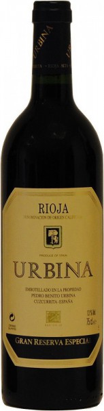 Вино Urbina, Gran Reserva, Rioja DOC, 1995