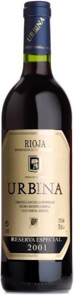 Вино Urbina, Reserva Especial, Rioja DOC, 2001
