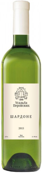 Вино "Usadba Perovskih" Chardonnay, 2015