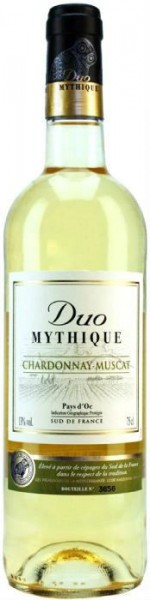 Вино Val d'Orbieu-Uccoar, "Duo Mythique" Muscat-Chardonnay, Pays d'Oc IGP, 2013