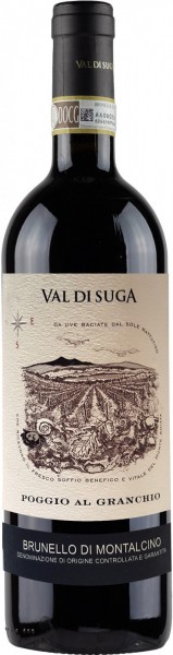 Вино Val di Suga, "Poggio al Granchio", Brunello di Montalcino DOCG, 2011