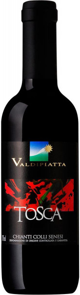 Вино Valdipiatta, "Tosca", Chianti Colli Senesi DOCG, 2016, 0.375 л