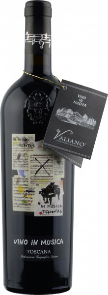 Вино Valiano, "Vino In Musica", Toscana IGT
