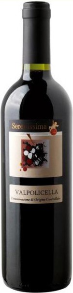 Вино Valpolicella "Serenissima" DOC, 2013