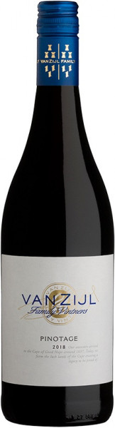 Вино "Van Zijil" Pinotage, 2018