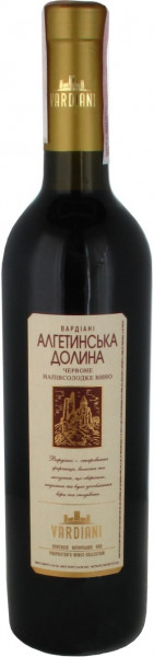 Вино "Vardiani" Algetinskaia Valley Red Semi-Sweet