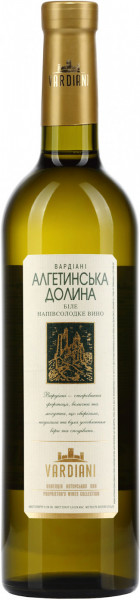 Вино "Vardiani" Algetinskaia Valley White Semi-Sweet