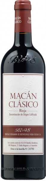 Вино Vega Sicilia, "Macan" Clasico, Rioja DOCa, 2015, 3 л