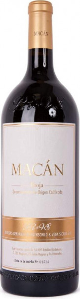 Вино Vega Sicilia, "Macan", Rioja DOCa, 2014, 1.5 л