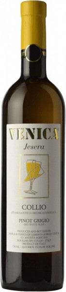 Вино Venica & Venica, Pinot Grigio Collio DOC "Jesera", 2015