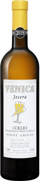 Вино Venica & Venica, "Jesera" Pinot Grigio, Collio DOC, 2022