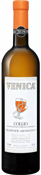 Вино Venica & Venica, Traminer Aromatico, Collio DOC, 2019
