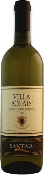 Вино Vermentino di Sardegna DOC Villa Solais 2009