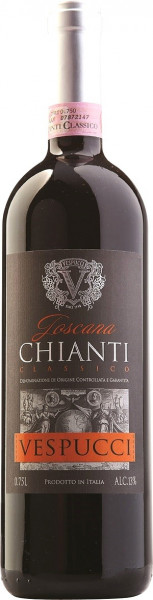 Вино "Vespucci" Chianti Classico DOCG, 1.5 л