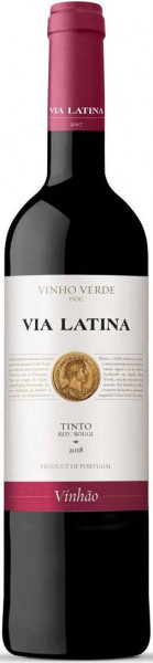 Вино "Via Latina" Tinto, Vinho Verde DOC, 2018