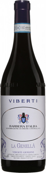 Вино Viberti, "La Gemella", Barbera d'Alba DOC, 2019