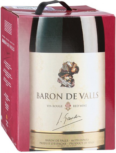 Вино Vicente Gandia, "Baron de Valls" Tinto, 3 л