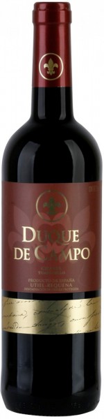 Вино Vicente Gandia, "Duque de Campo" Crianza, Utiel-Requena DO, 2010