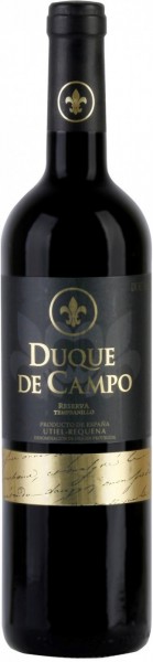 Вино Vicente Gandia, "Duque de Campo" Reserva, Utiel-Requena DO, 2008