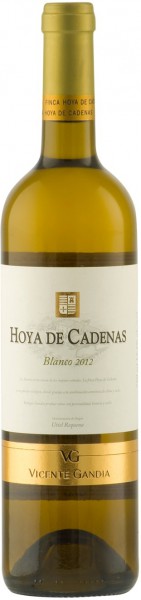 Вино Vicente Gandia, "Hoya de Cadenas" Blanco, Utiel-Requena DO, 2012