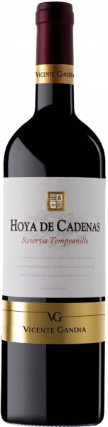 Вино Vicente Gandia, "Hoya de Cadenas" Reserva Tempranillo, Utiel-Requena DO, 2010