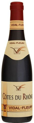 Вино Vidal-Fleury, Cotes du Rhone Rouge, 2015, 0.375 л