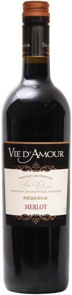 Вино "Vie d'Amour" Merlot Reserva, Pays d'Oc IGP