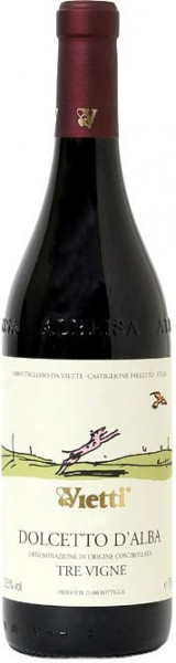 Вино Vietti, Dolcetto d'Alba "Tre Vigne" DOC, 2019