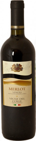 Вино "Vigne del Colle" Merlot, Veneto IGT, 2018