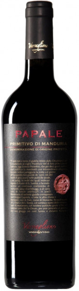 Вино Vigne E Vini, "Papale" Primitivo di Manduria DOP, 2017