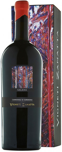 Вино Vigneti Zanatta, "Salana" Cannonau di Sardegna DOC, gift box, 1.5 л