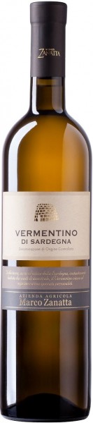 Вино Vigneti Zanatta, Vermentino di Sardegna DOC, 2013