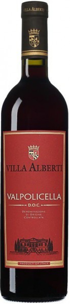 Вино "Villa Alberti" Valpolicella DOC, 2014
