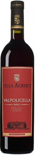 Вино "Villa Alberti" Valpolicella DOC, 2017
