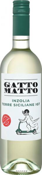 Вино Villa degli Olmi, "Gatto Matto" Inzolia, Terre Siciliane IGT, 2017