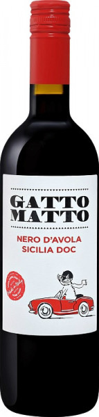 Вино Villa degli Olmi, "Gatto Matto" Nero d'Avola, Sicilia DOC, 2017