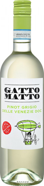 Вино Villa degli Olmi, "Gatto Matto" Pinot Grigio delle Venezie DOC, 2022