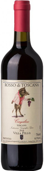 Вино Villa Pillo, "Cingalino" Rosso di Toscana IGT, 2018