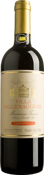 Вино Villa Vallemaggiore, "Campostella", Maremma Toscana IGT, 2008