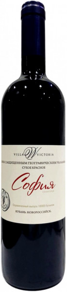 Вино Villa Victoria, "Sofia" Red, Semigorye