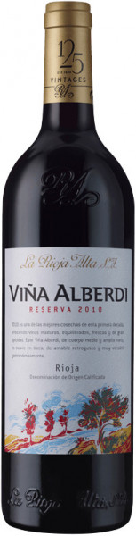 Вино "Vina Alberdi" Reserva, La Rioja Alta, 2010