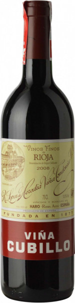 Вино "Vina Cubillo" Crianza, Rioja DOC, 2008