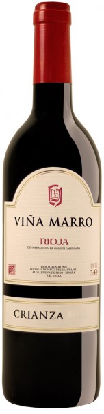 Вино Vina Marro, Rioja DOC Crianza, 2010