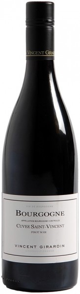 Вино Vincent Girardin, Bourgogne Pinot Noir "Cuvee Saint-Vincent", 2013