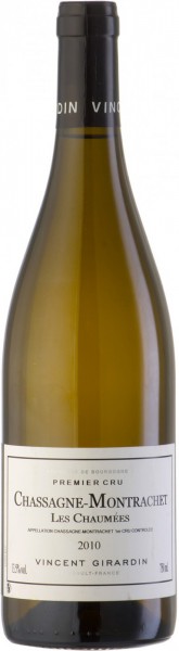 Вино Vincent Girardin, Chassagne-Montrachet Premier Cru "Les Chaumees", 2010