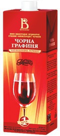 Вино "Vinlux" Black Сountess, red semidolce, Tetra Pak, 1 л