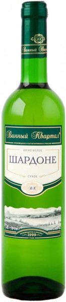 Вино "Vinnyi Kvartal" Chardonnay, 2013, 0.7 л