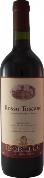 Вино Vino Sorelli, Rosso Toscano IGT, 0.187 л