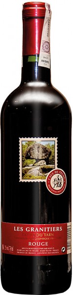 Вино Vinovalie, "Les Granitiers" Rouge Sec, Cotes du Tarn IGP