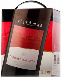 Вино Vistamar, Cabernet Sauvignon (Tetra Pak), 2010, 3 л